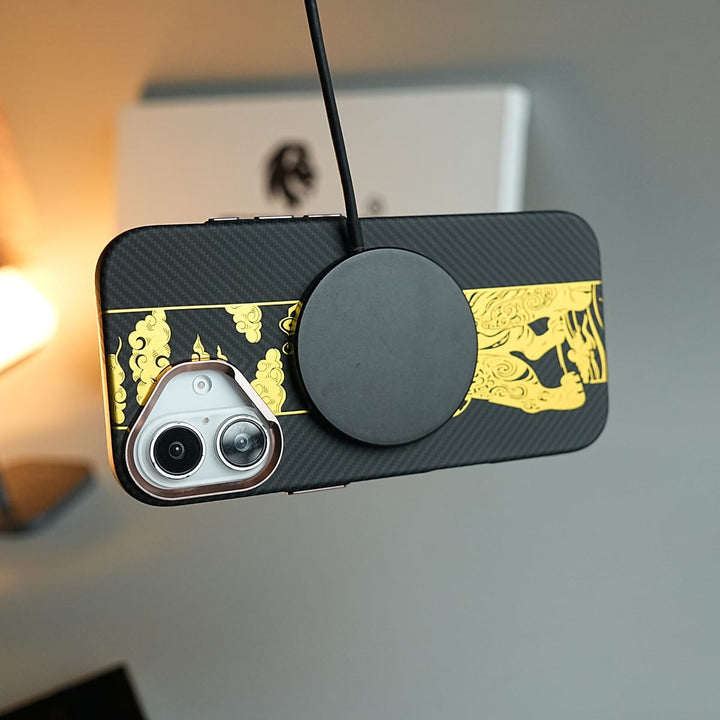 FRATO iPhone 17 Series iPhone 17 Royal Gold Tiger Edition Magsafe Case