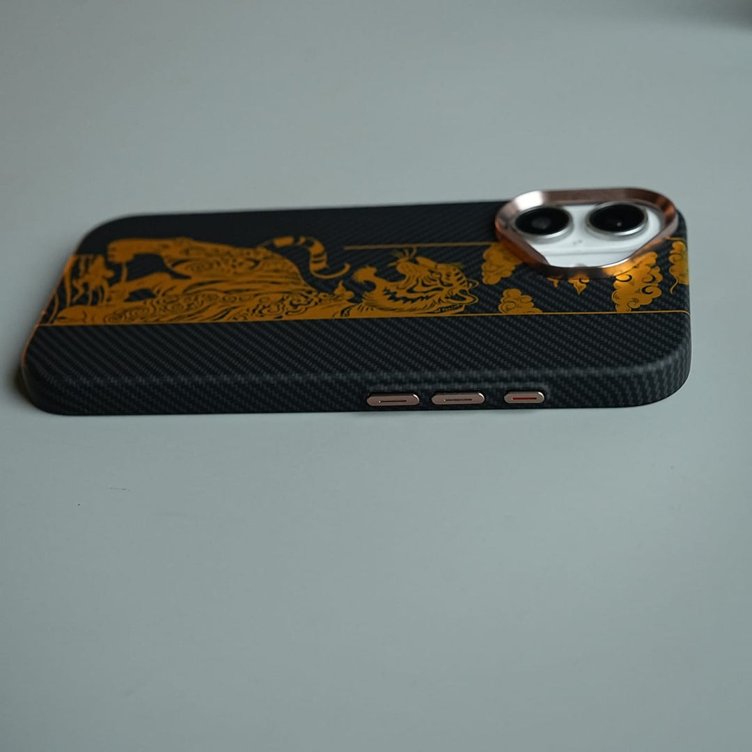 FRATO iPhone 17 Series iPhone 17 Royal Gold Tiger Edition Magsafe Case