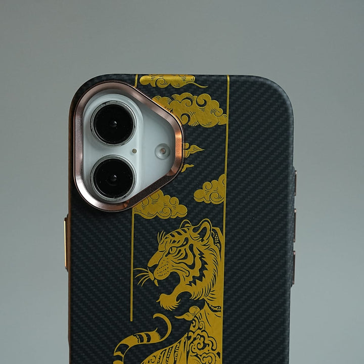 FRATO iPhone 17 Series iPhone 17 Royal Gold Tiger Edition Magsafe Case
