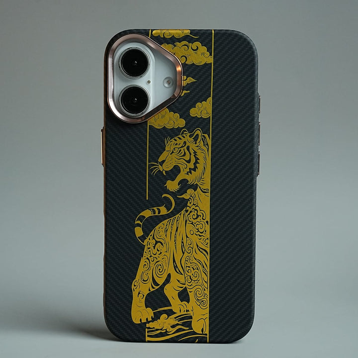 FRATO iPhone 17 Series iPhone 17 Royal Gold Tiger Edition Magsafe Case