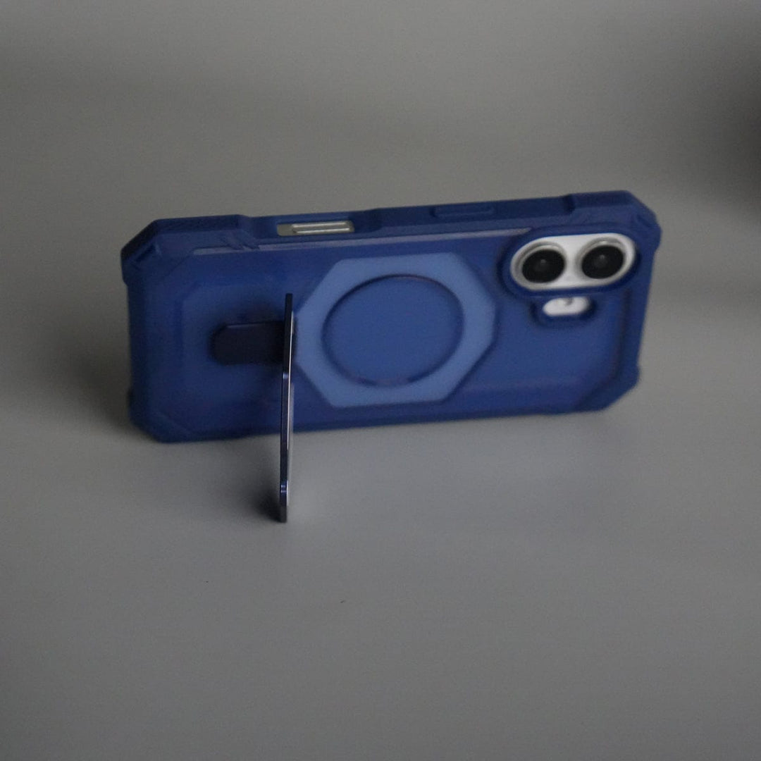 FRATO iPhone 17 Series iPhone 17 – Rugged Armor MagSafe Case with Metal Kickstand