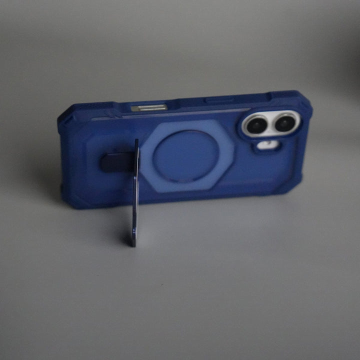 FRATO iPhone 17 Series iPhone 17 – Rugged Armor MagSafe Case with Metal Kickstand