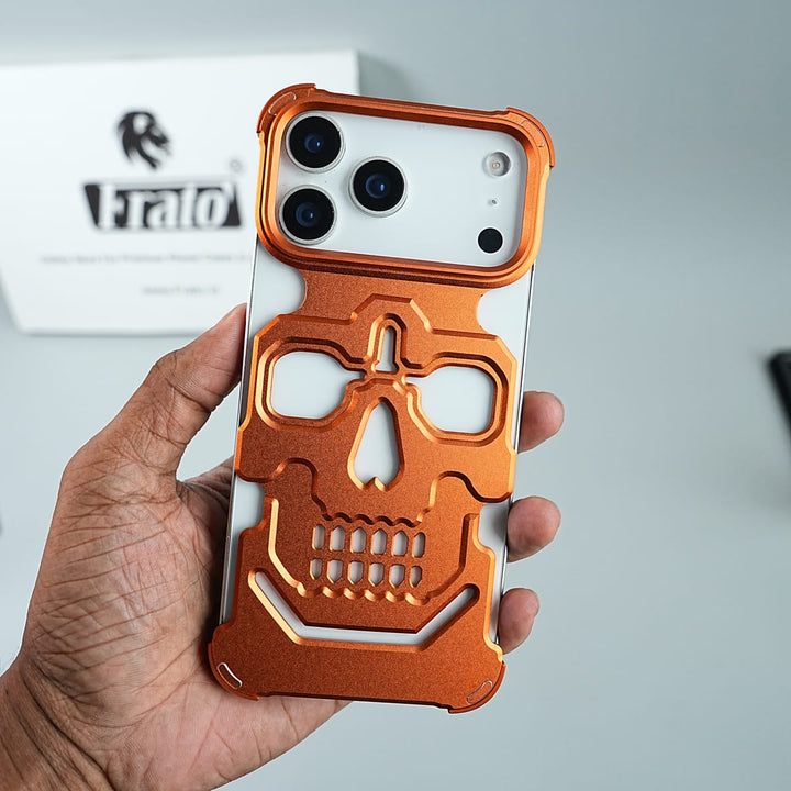 FRATO iPhone 17 Series iPhone 17 Series Aluminium Skull Frame Protective Case Cover