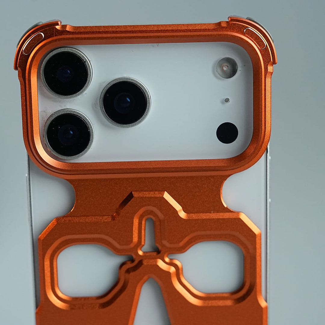 FRATO iPhone 17 Series iPhone 17 Series Aluminium Skull Frame Protective Case Cover