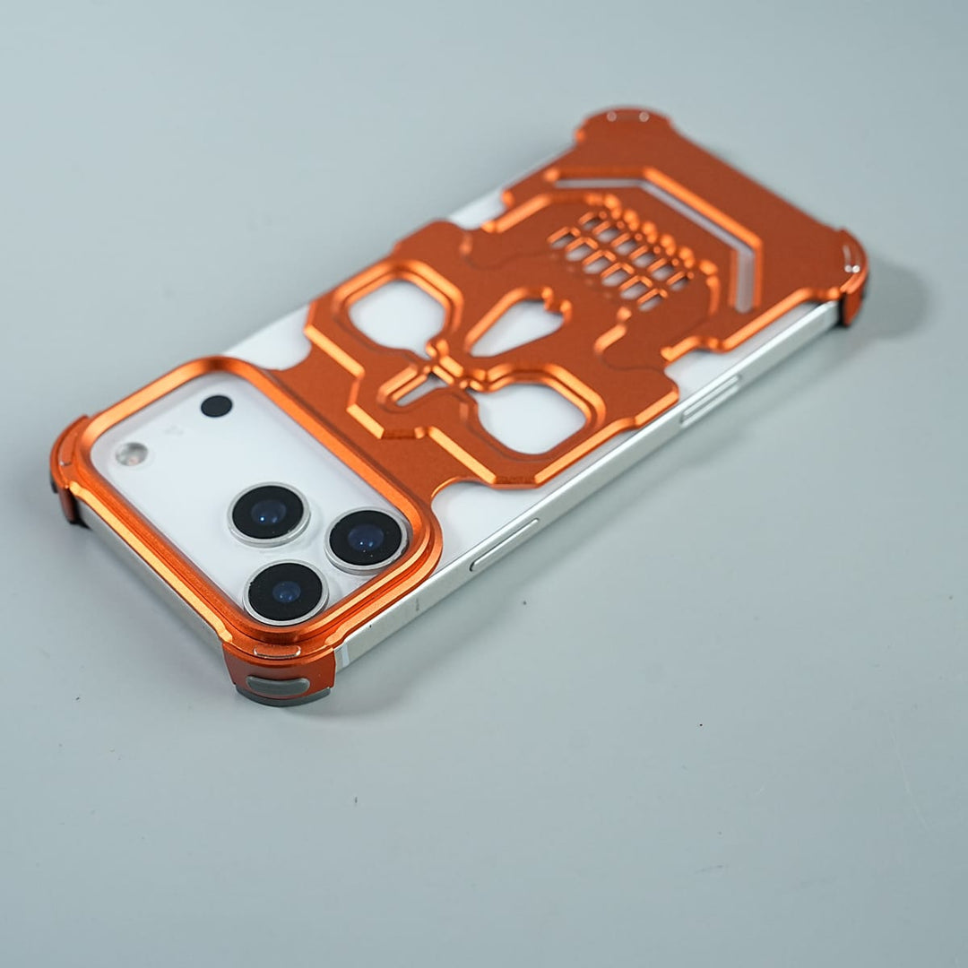 FRATO iPhone 17 Series iPhone 17 Series Aluminium Skull Frame Protective Case Cover