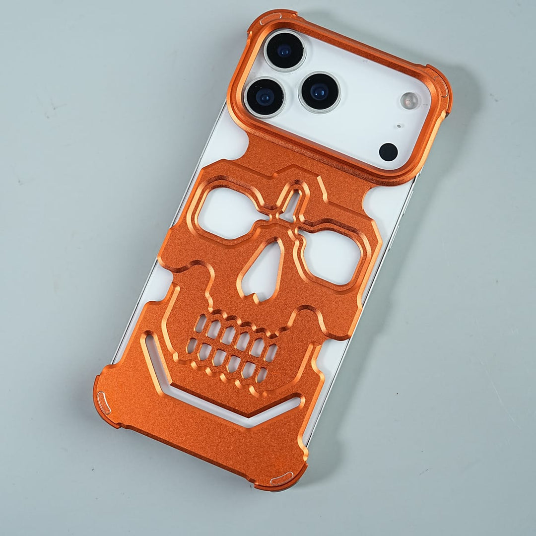 FRATO iPhone 17 Series iPhone 17 Series Aluminium Skull Frame Protective Case Cover