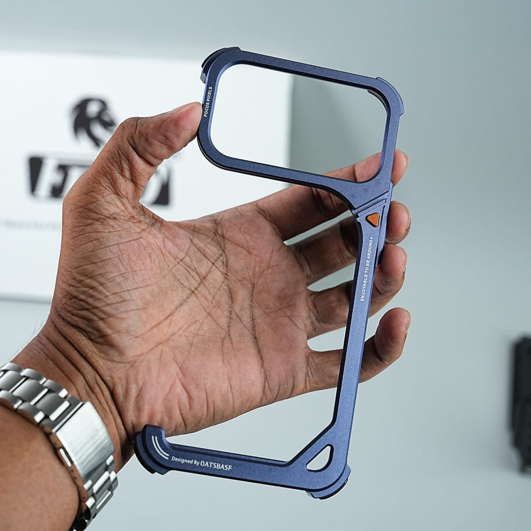 FRATO iPhone 17 Series iPhone 17 Series Aluminum Alloy Metal Bumper Frame with Foldable Stand