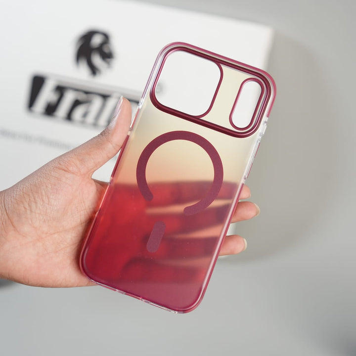 FRATO iPhone 17 Series iPhone 17 Series Blush Pink Gradient MagSafe Compatible Clear Case