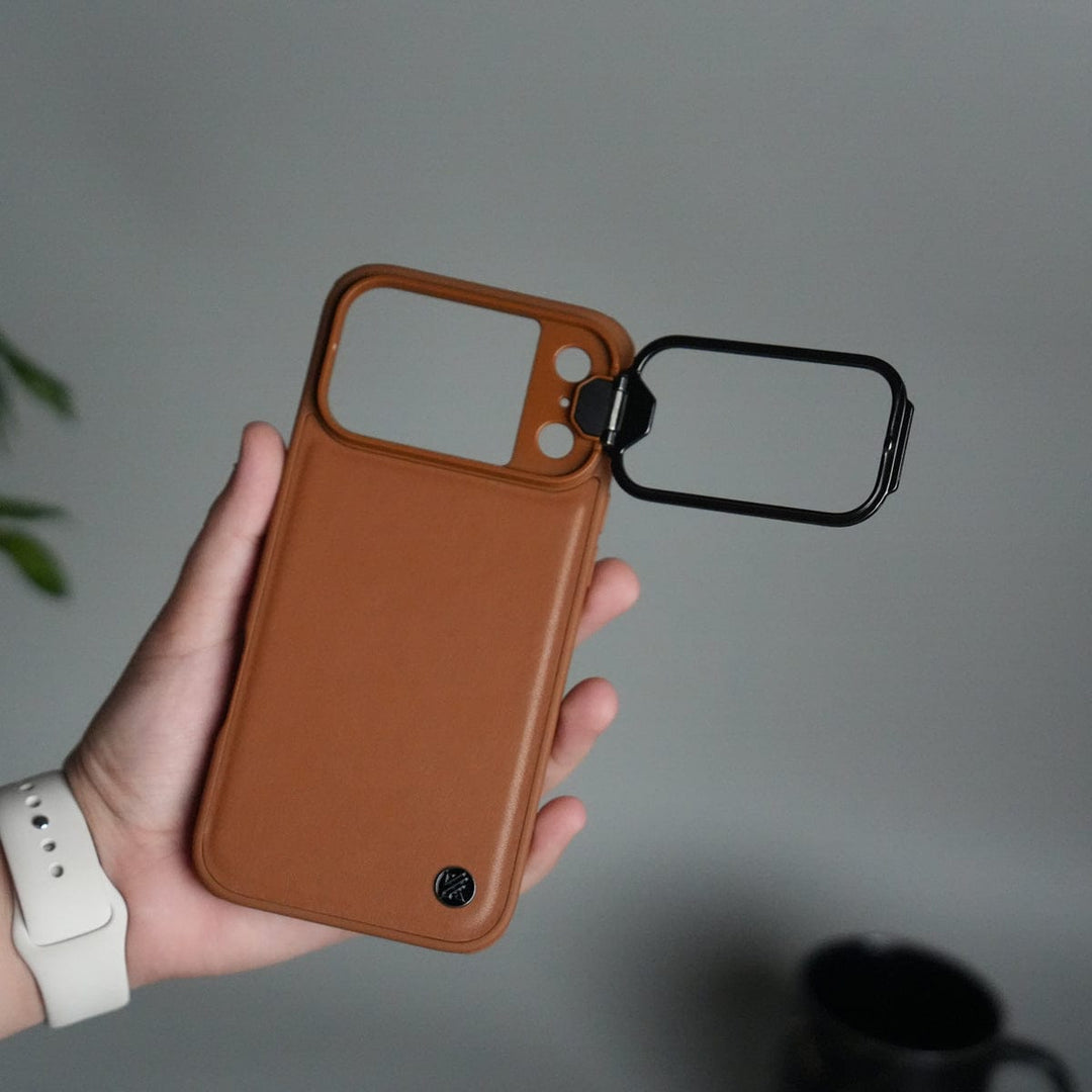 FRATO iPhone 17 Series iPhone 17 Series Camera Protector Case | Sliding Metal Lens Cover | Shockproof Back Cover with Built-In Kickstand