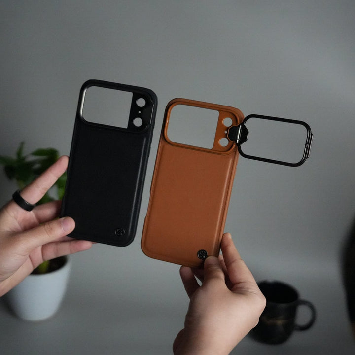 FRATO iPhone 17 Series iPhone 17 Series Camera Protector Case | Sliding Metal Lens Cover | Shockproof Back Cover with Built-In Kickstand