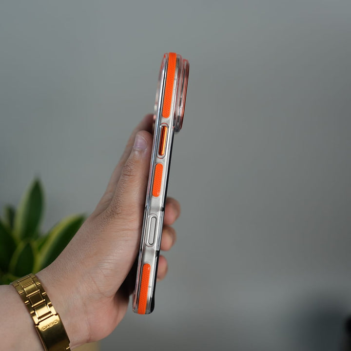 FRATO iPhone 17 Series iPhone 17 Series Carbon Texture Transparent Metal Camera Ring MagSafe Cover