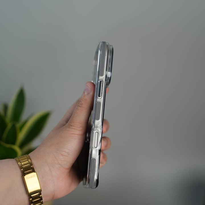 FRATO iPhone 17 Series iPhone 17 Series Carbon Texture Transparent Metal Camera Ring MagSafe Cover