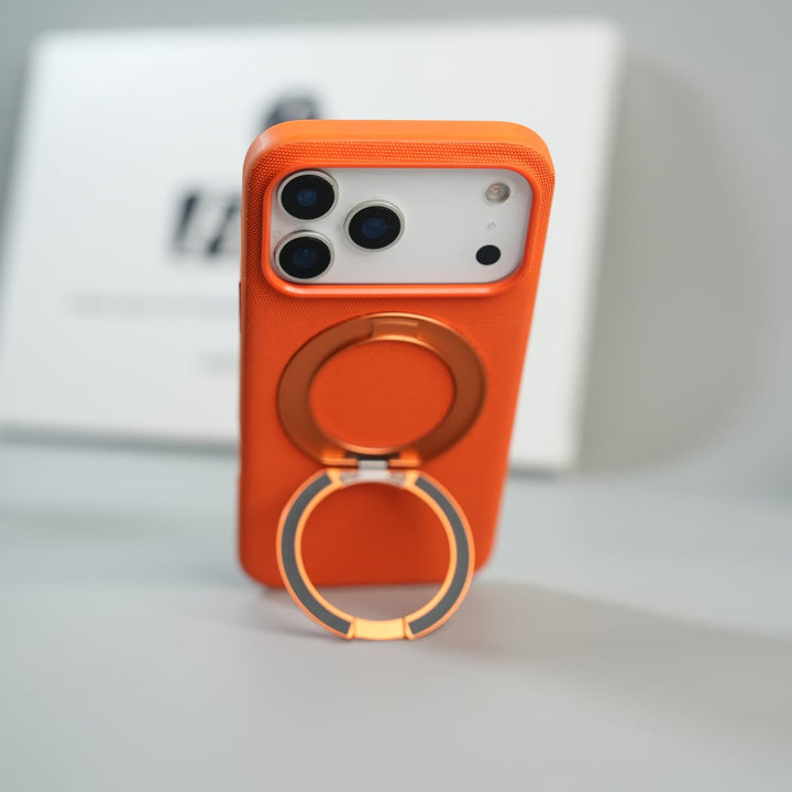 FRATO iPhone 17 Series iPhone 17 Series Dotted Rotating Metal Stand Case