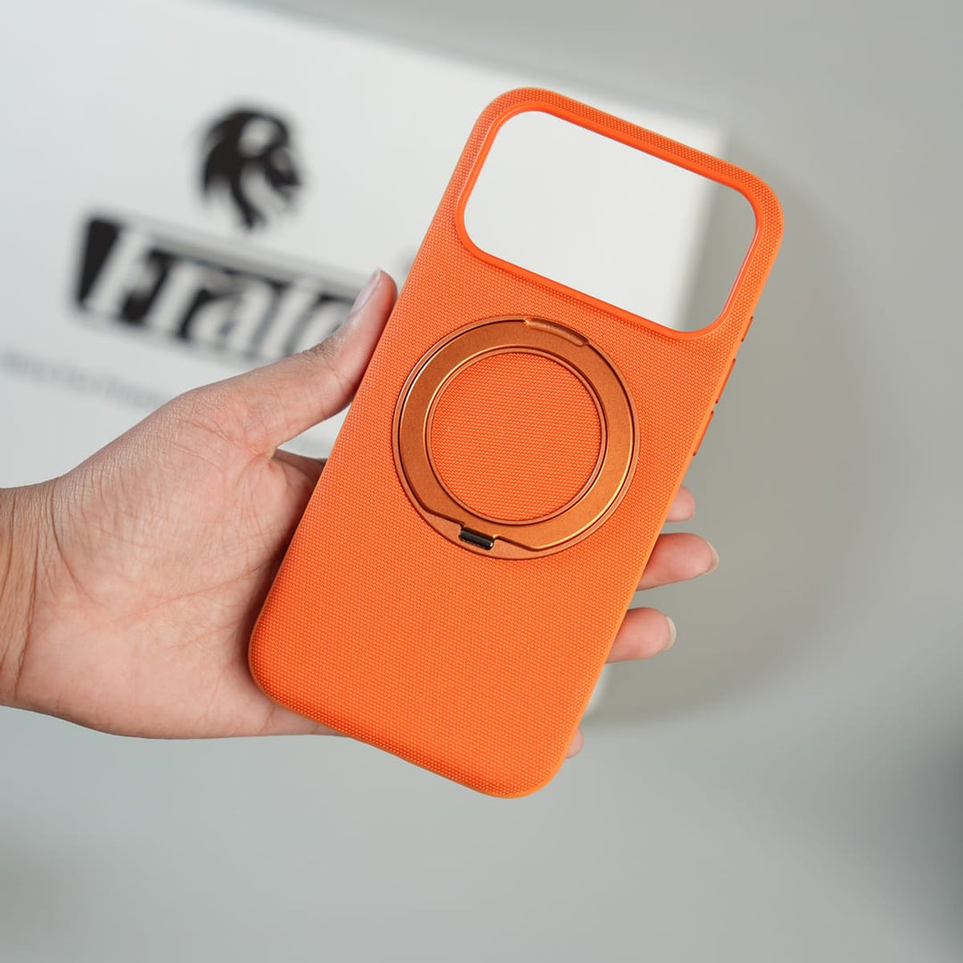 FRATO iPhone 17 Series iPhone 17 Series Dotted Rotating Metal Stand Case