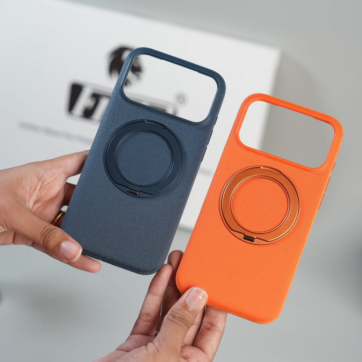 FRATO iPhone 17 Series iPhone 17 Series Dotted Rotating Metal Stand Case