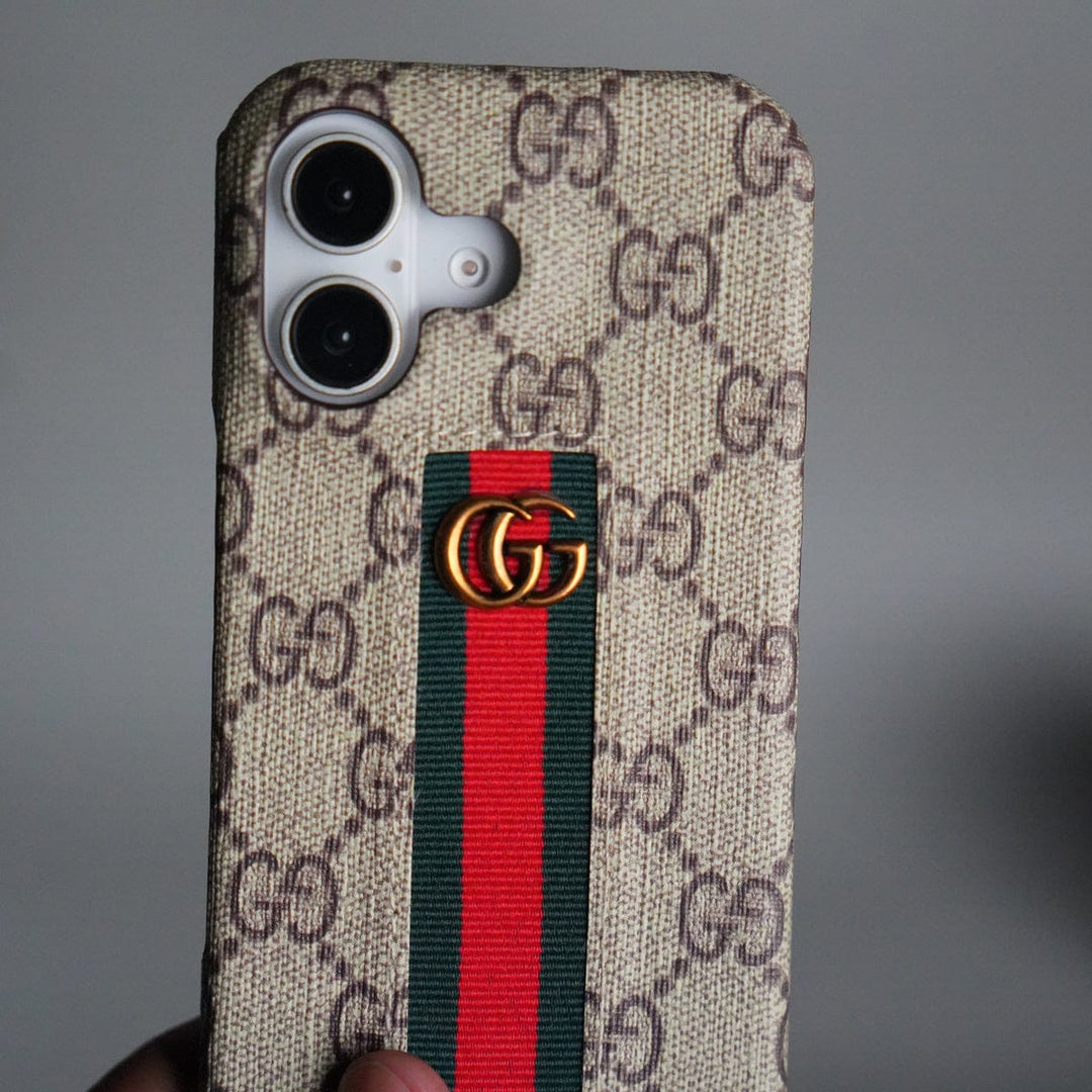 FRATO iPhone 17 Series iPhone 17 Series GG Fashion Green Red Stripe Cover | BEIGE