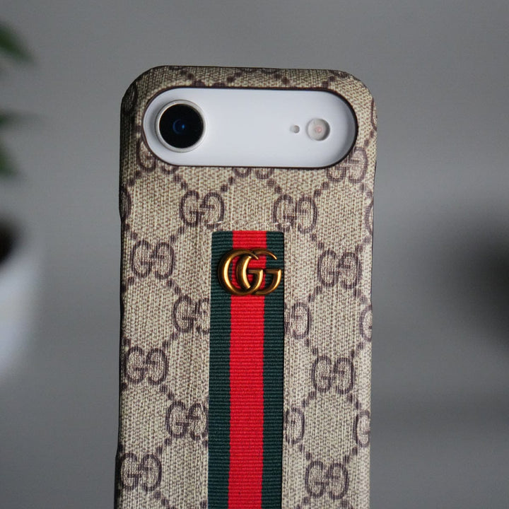 FRATO iPhone 17 Series iPhone 17 Series GG Fashion Green Red Stripe Cover | BEIGE