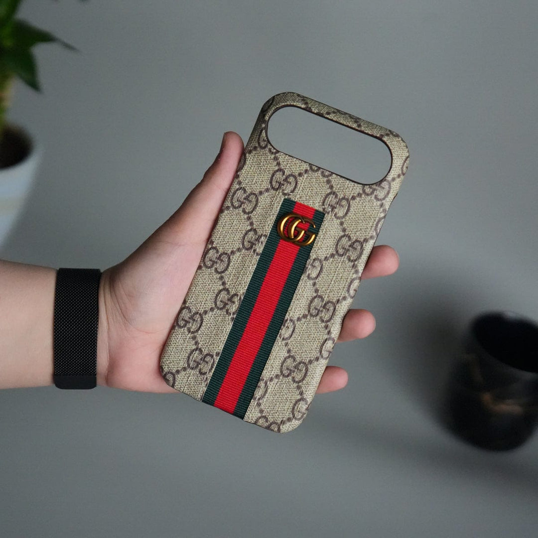 FRATO iPhone 17 Series iPhone 17 Series GG Fashion Green Red Stripe Cover | BEIGE