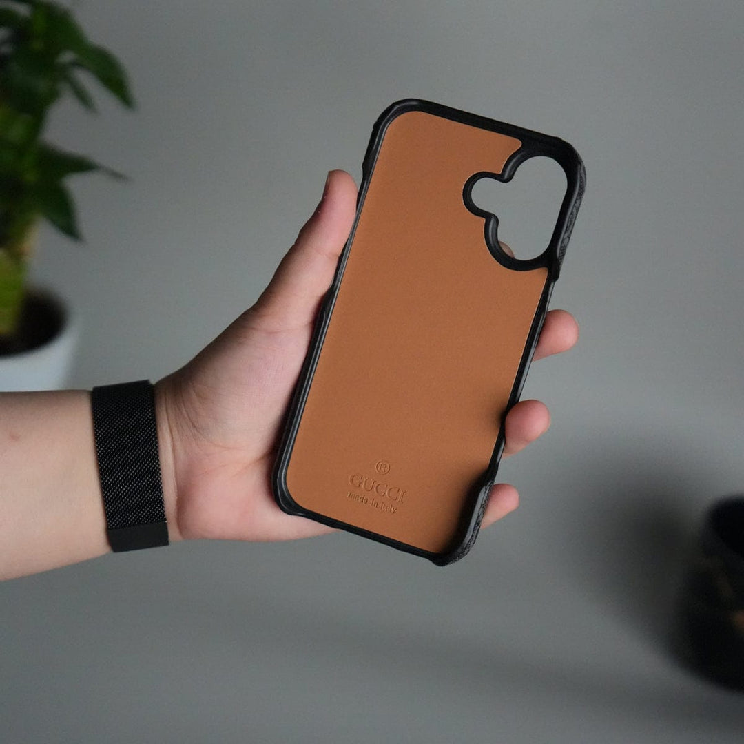 FRATO iPhone 17 Series iPhone 17 Series GG Fashion Green Red Stripe Cover | BLACK