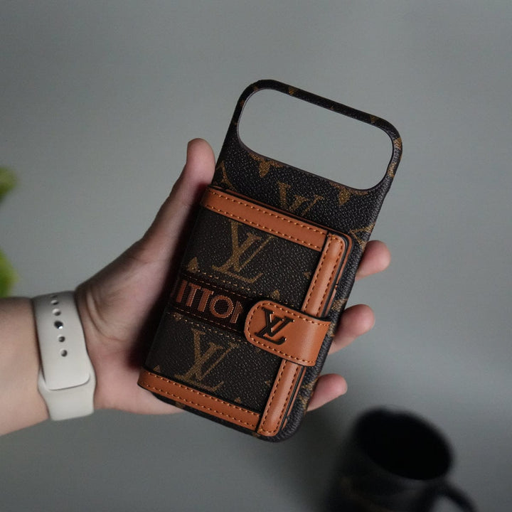 FRATO iPhone 17 Series iPhone 17 Series Luxury Brand Cardholder Crossbody Sling Strap Case
