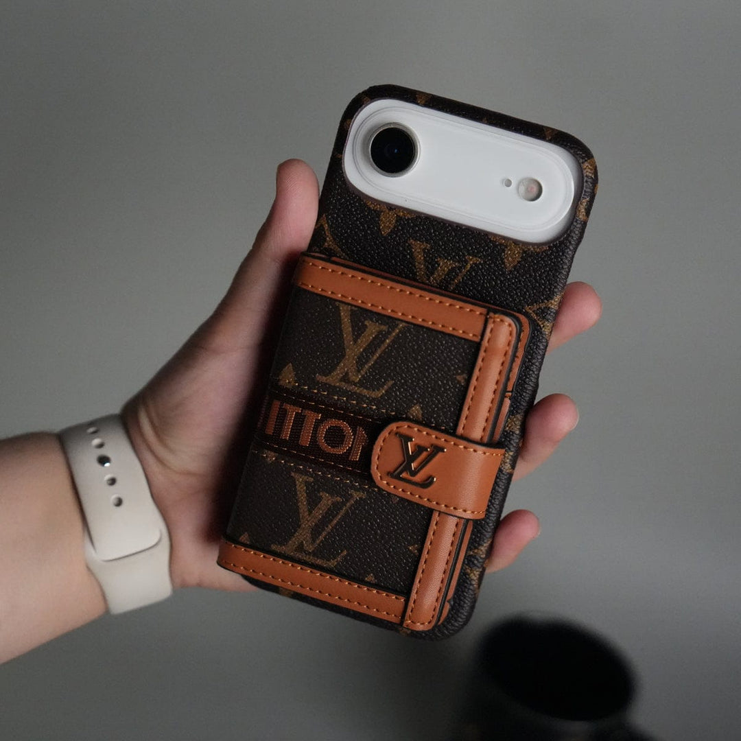 FRATO iPhone 17 Series iPhone 17 Series Luxury Brand Cardholder Crossbody Sling Strap Case