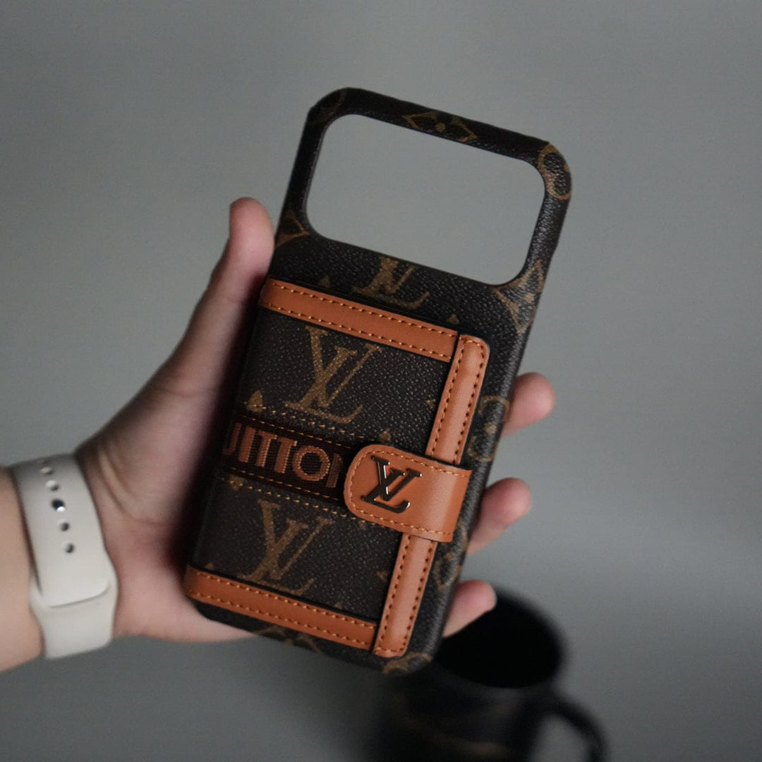 FRATO iPhone 17 Series iPhone 17 Series Luxury Brand Cardholder Crossbody Sling Strap Case