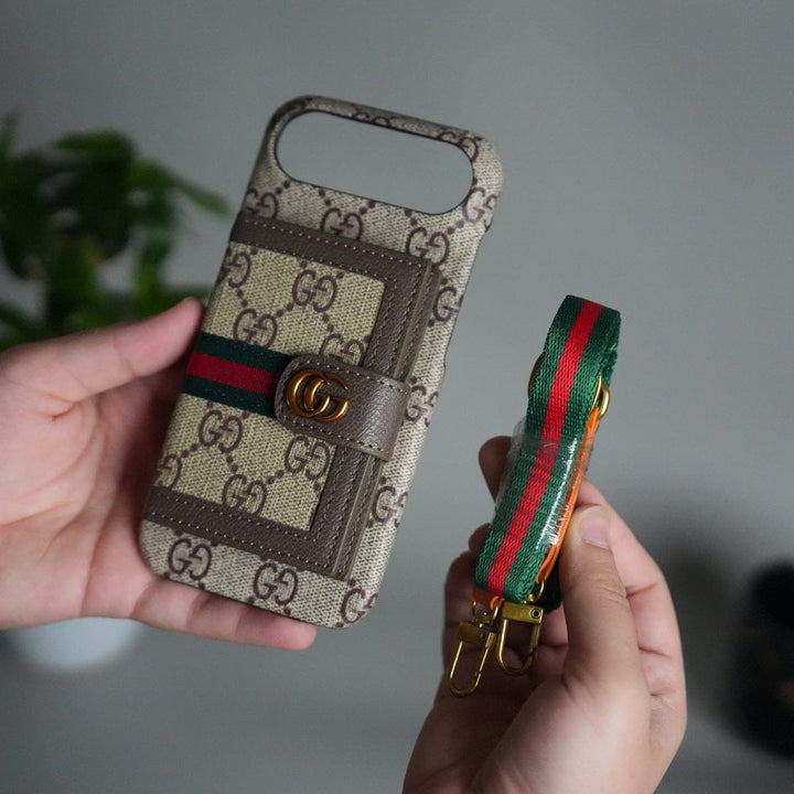 FRATO iPhone 17 Series iPhone 17 Series Luxury Brand GG Wallet Case Cover