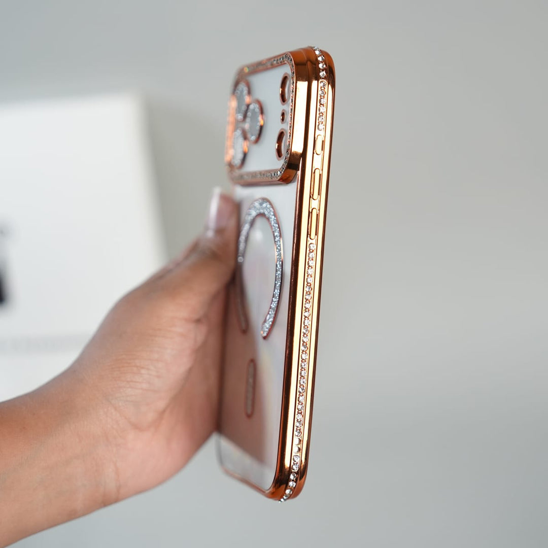 FRATO iPhone 17 Series iPhone 17 Series Luxury Crystal MagSafe Case with Rhinestone Camera Frame