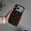 iPhone 17 Series Luxury Full PU Leather Designer Case Cover