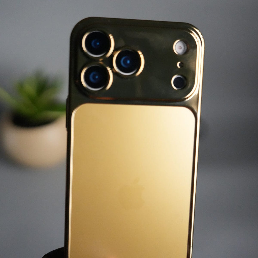 FRATO iPhone 17 Series iPhone 17 Series Luxury Gold Mirror Case | Electroplated Back with Camera Protection Cover