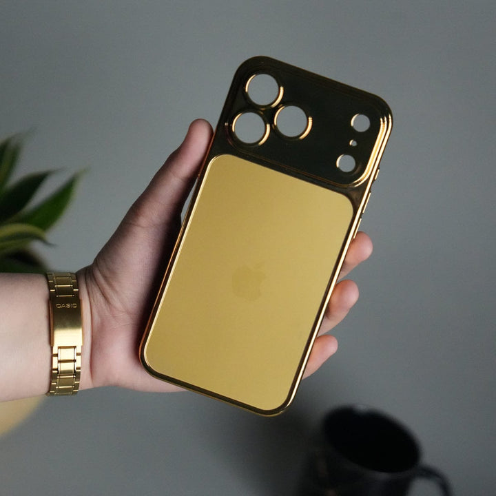 FRATO iPhone 17 Series iPhone 17 Series Luxury Gold Mirror Case | Electroplated Back with Camera Protection Cover