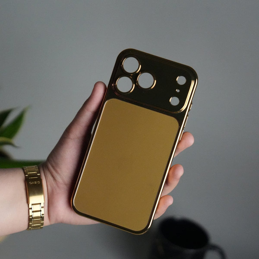 FRATO iPhone 17 Series iPhone 17 Series Luxury Gold Mirror Case | Electroplated Back with Camera Protection Cover