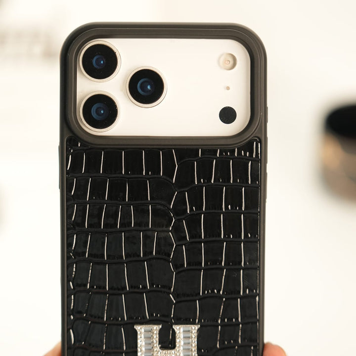 FRATO iPhone 17 Series iPhone 17 Series Luxury H Style Crocodile Texture Case Cover | Premium Glossy Finish