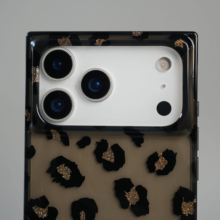 FRATO iPhone 17 Series iPhone 17 Series Luxury Leopard Print Glossy Silicone Case