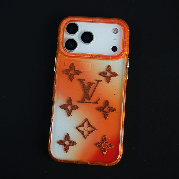 FRATO iPhone 17 Series iPhone 17 Series Luxury Monogram Glitter Transparent Protective Case