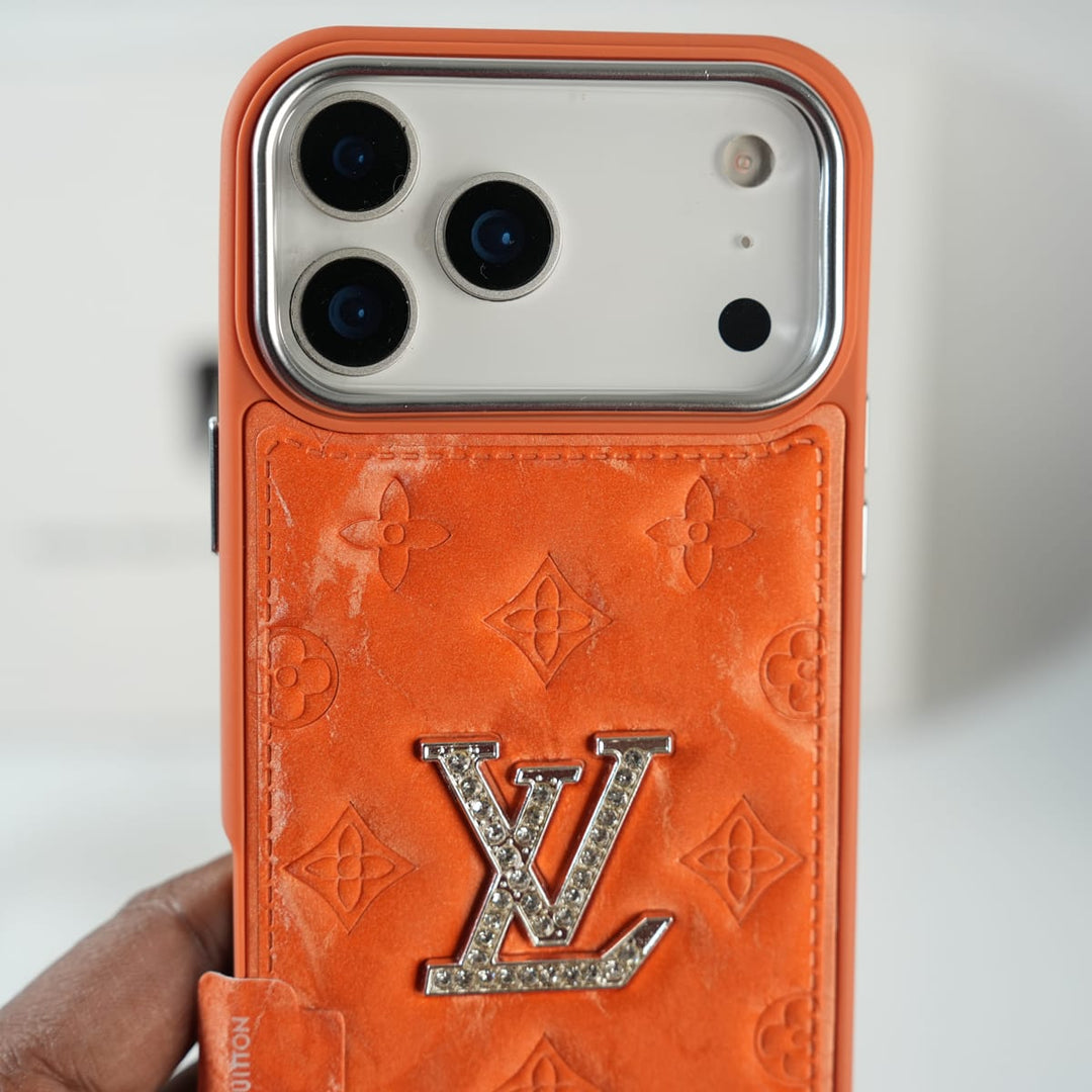 FRATO iPhone 17 Series iPhone 17 Series Luxury Velvet Feel Monogram Case | Premium Designer Protective Cover