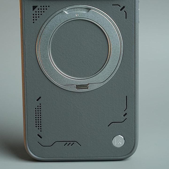 FRATO iPhone 17 Series iPhone 17 Series Matrix Leather Pattern Case | Premium Luxury Back Cover with Ring Stand