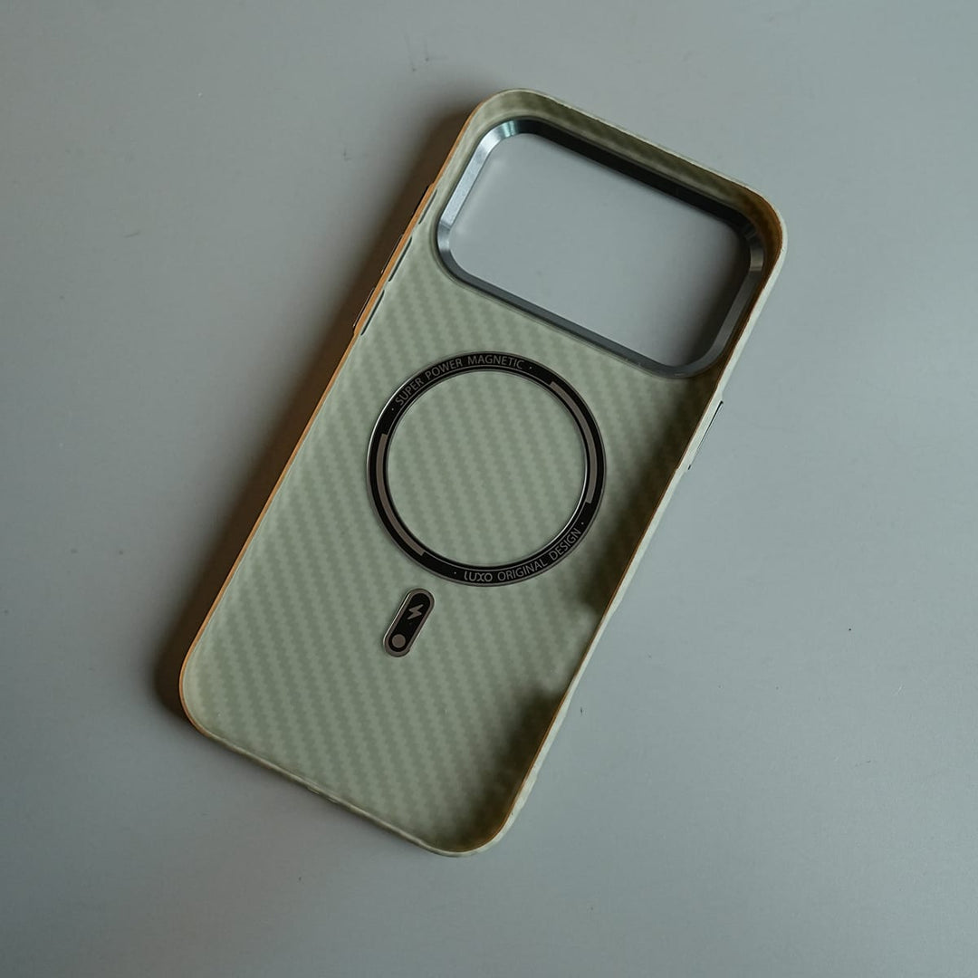 FRATO iPhone 17 Series iPhone 17 Series Premium Carbon Fiber Texture MagSafe Case with Metal Camera Frame