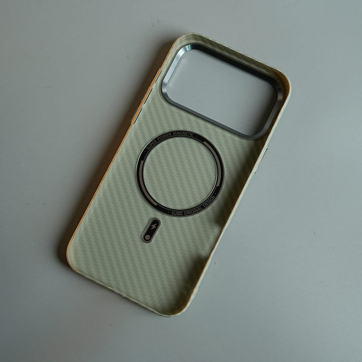 FRATO iPhone 17 Series iPhone 17 Series Premium Carbon Fiber Texture MagSafe Case with Metal Camera Frame