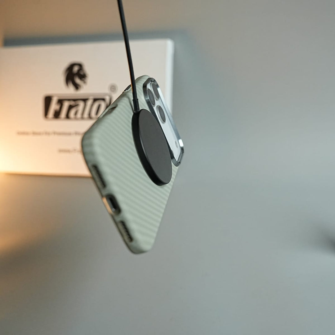 FRATO iPhone 17 Series iPhone 17 Series Premium Carbon Fiber Texture MagSafe Case with Metal Camera Frame