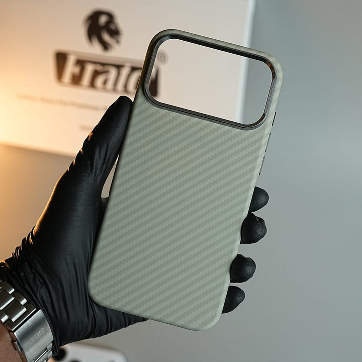 FRATO iPhone 17 Series iPhone 17 Series Premium Carbon Fiber Texture MagSafe Case with Metal Camera Frame