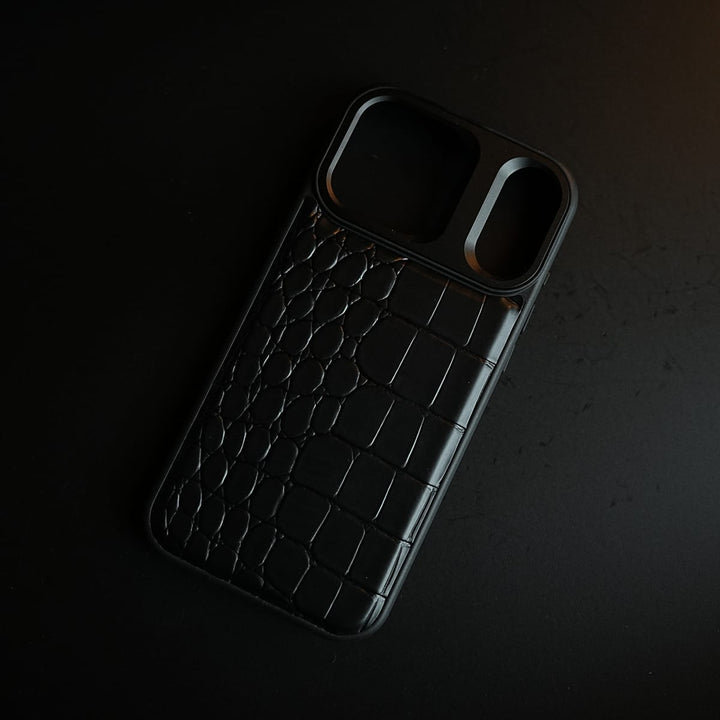 FRATO iPhone 17 Series iPhone 17 Series Premium Croc Texture PU Leather MagSafe Case with Metal Camera Frame