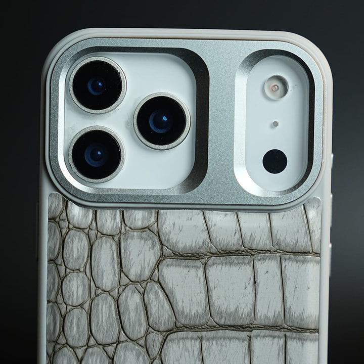 FRATO iPhone 17 Series iPhone 17 Series Premium Croc Texture PU Leather MagSafe Case with Metal Camera Frame