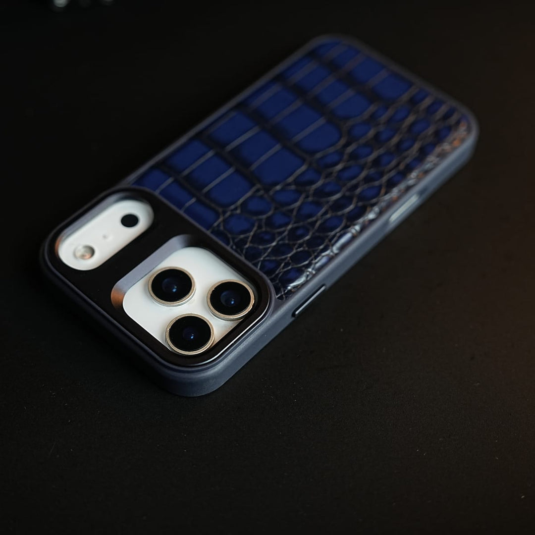 FRATO iPhone 17 Series iPhone 17 Series Premium Croc Texture PU Leather MagSafe Case with Metal Camera Frame