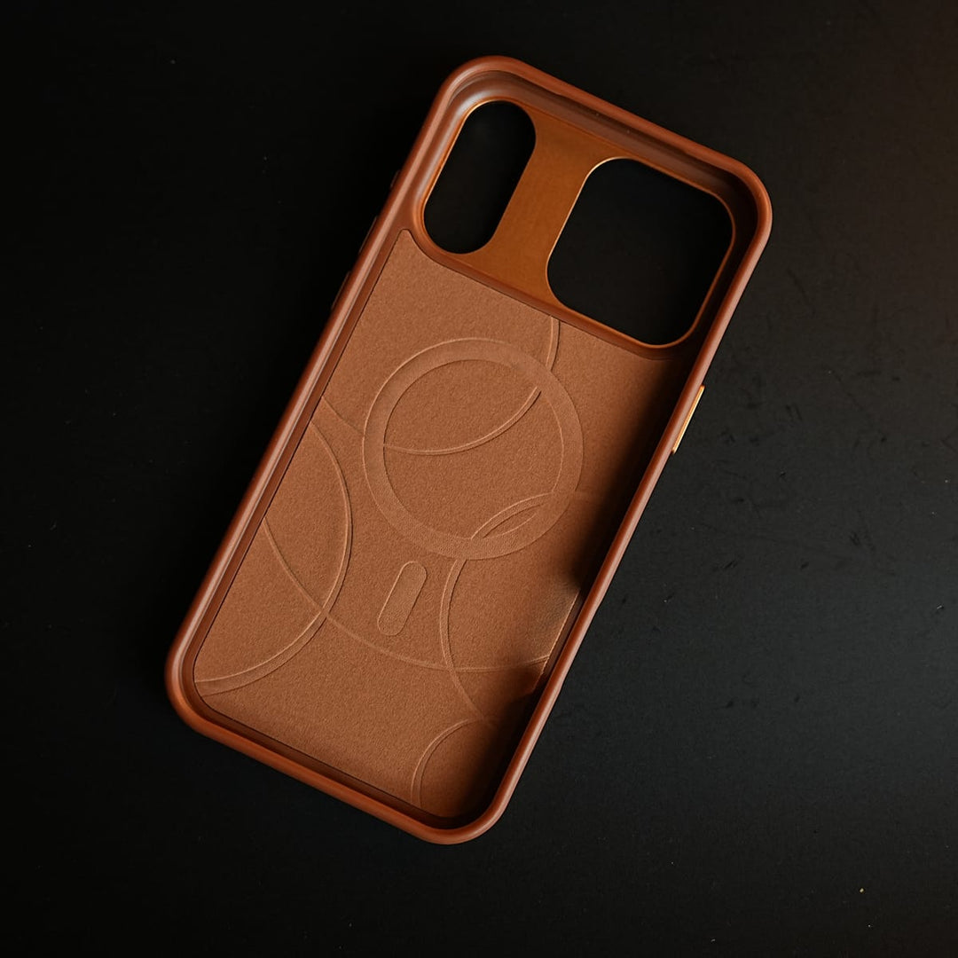 FRATO iPhone 17 Series iPhone 17 Series Premium Dot Design PU Leather MagSafe Case with Metal Camera Frame