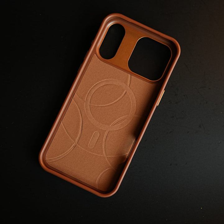 FRATO iPhone 17 Series iPhone 17 Series Premium Dot Design PU Leather MagSafe Case with Metal Camera Frame