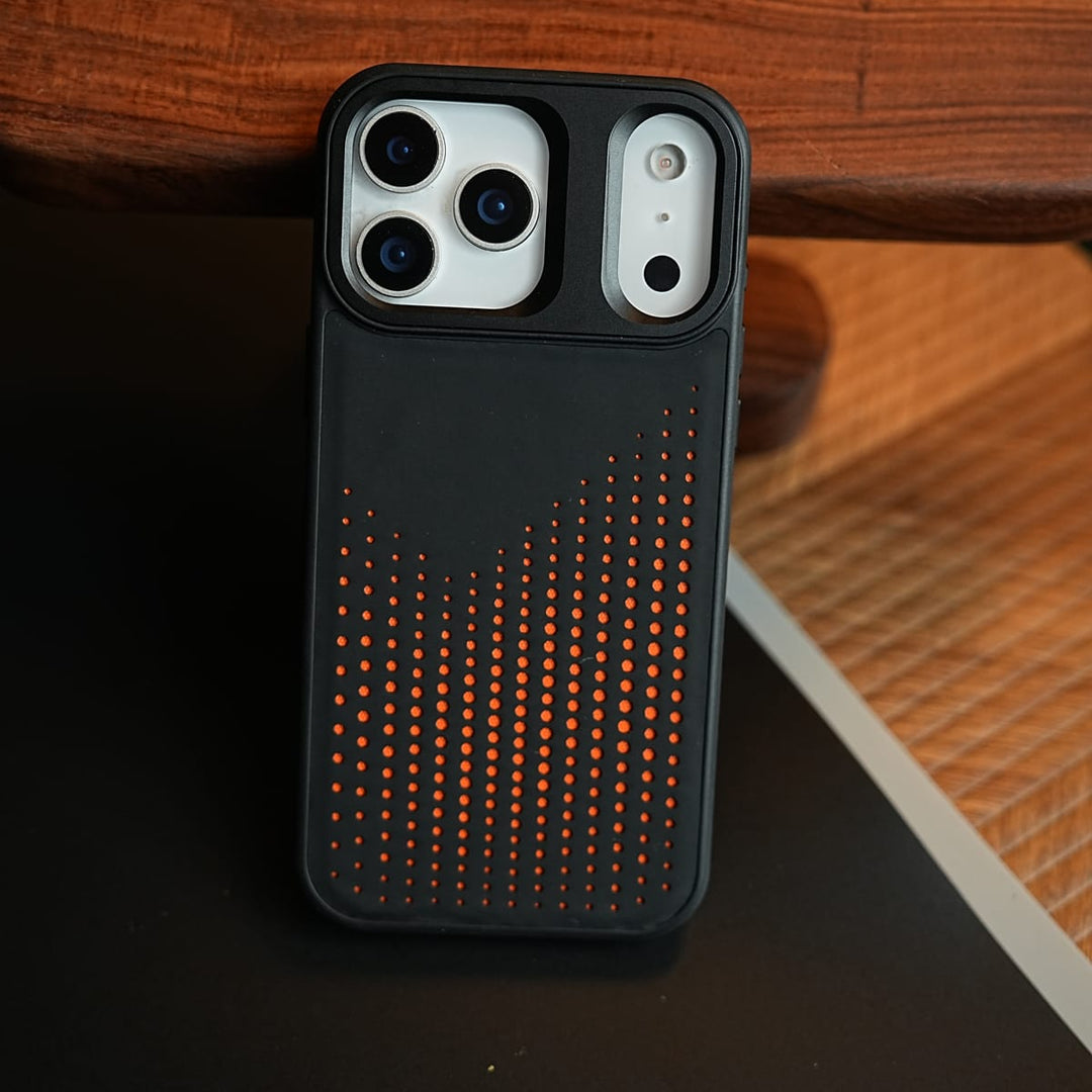FRATO iPhone 17 Series iPhone 17 Series Premium Dot Design PU Leather MagSafe Case with Metal Camera Frame