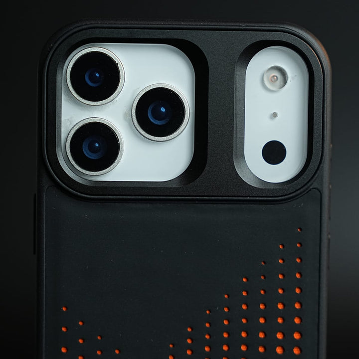 FRATO iPhone 17 Series iPhone 17 Series Premium Dot Design PU Leather MagSafe Case with Metal Camera Frame