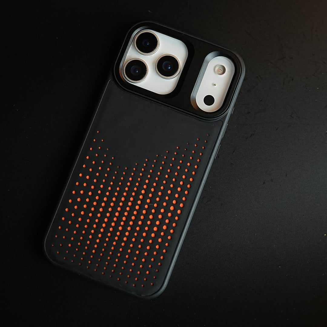 FRATO iPhone 17 Series iPhone 17 Series Premium Dot Design PU Leather MagSafe Case with Metal Camera Frame