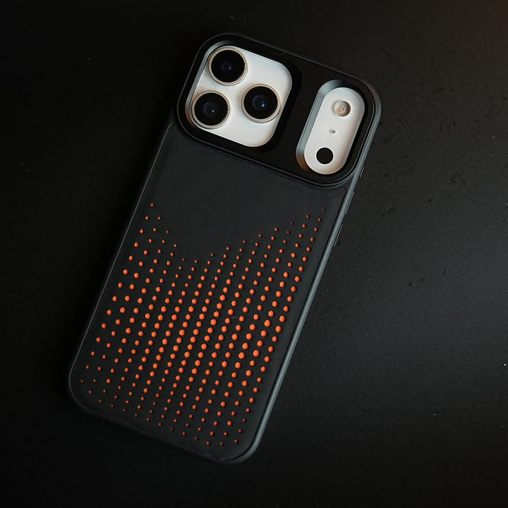 FRATO iPhone 17 Series iPhone 17 Series Premium Dot Design PU Leather MagSafe Case with Metal Camera Frame